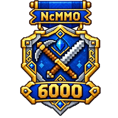 NcMMO-badge for 6 000 power level
