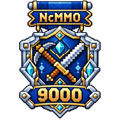 NcMMO-badge for 9 000 power level